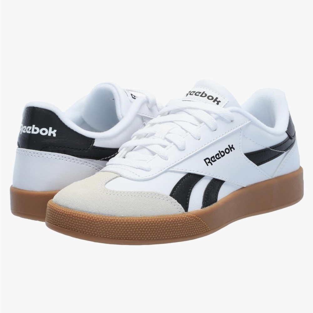Reebok White and Black Sneakers